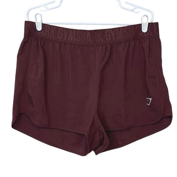 Gymshark Training Loose Fit Shorts Size XXL Cherry Brown Activewear Workout - Picture 1 of 10
